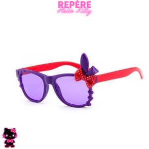 Lunettes de soleil hello kitty my melody violet et rouge