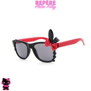 Lunettes de soleil hello kitty my melody noir et rouge